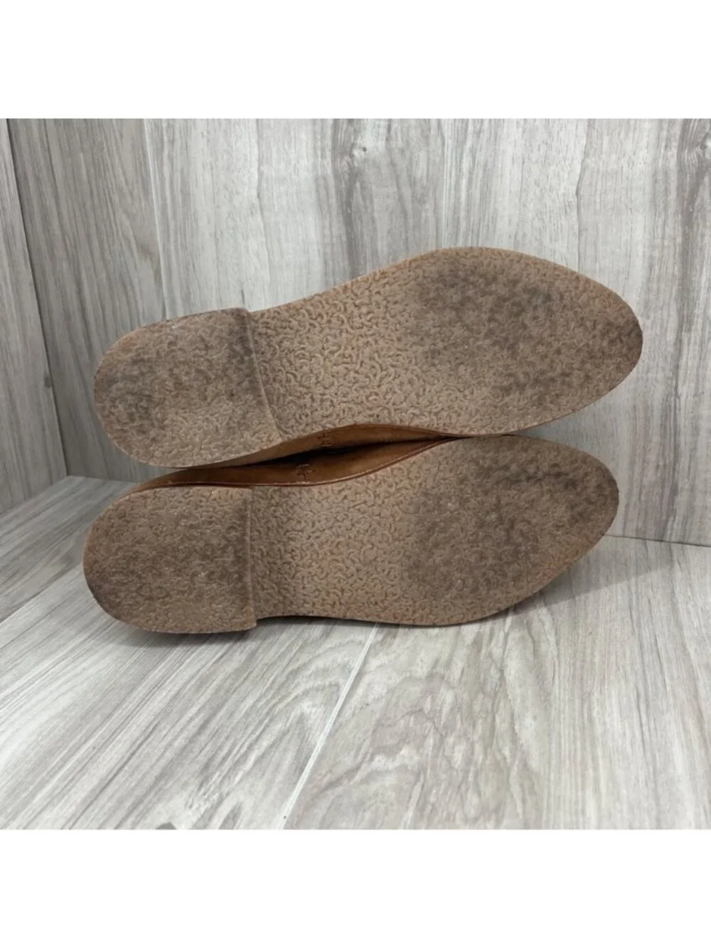 Seychelles Ankle Boots Womens 10 Brown Suede Slip On Chelsea Booties